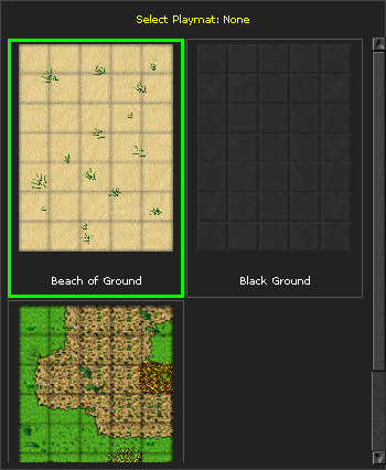 Grelha Select Playmat: fundo do campo